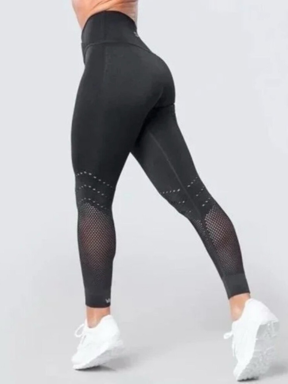 Shefit crossover compression power ankle Black Active Leggings